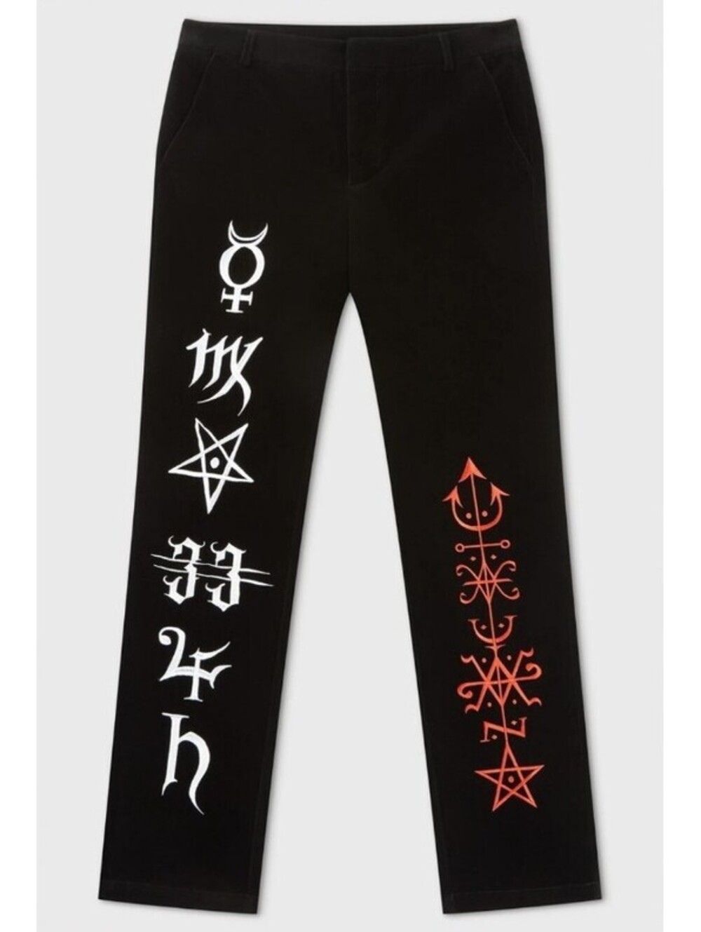 Killstar Enthroned Suit Trousers Pants Velvet Velour Gothic Unisex Sz XS NEW